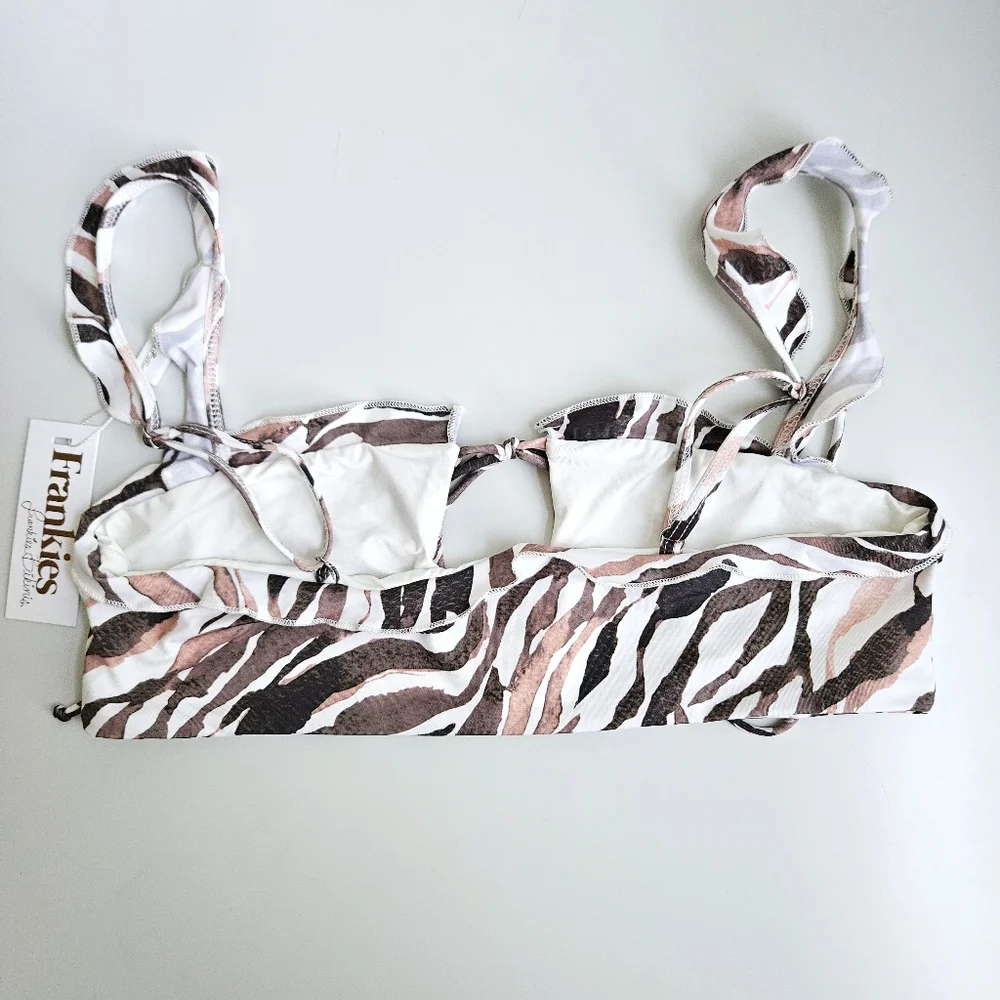 NWT Frankies Bikinis Set - Mackenzie Tiger  Large